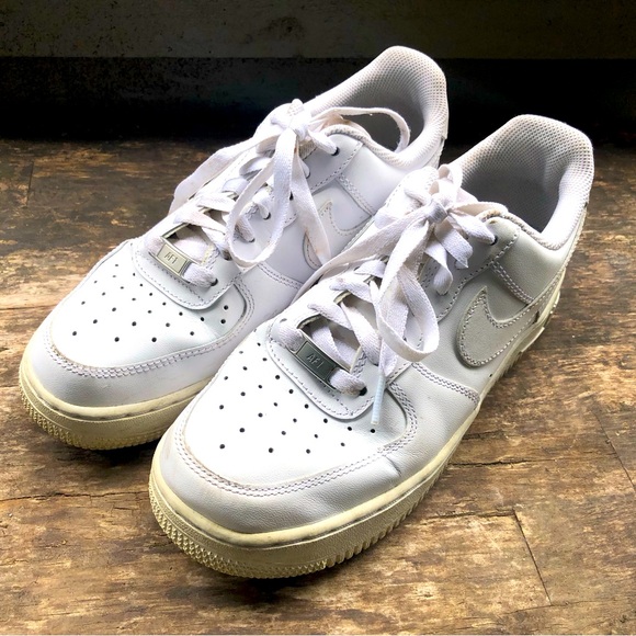 Nike Shoes - Nike Air Force 1 '07 Womens White Athletic Shoes Sneakers 315115-112 Size 8